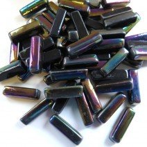 Glass Stix: Iridescent Black Glass Stix: Iridescent Black