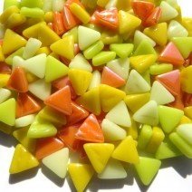 Glass Triangles 10mm: Nectar