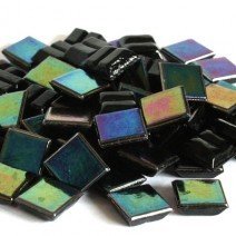 Glass tile, Nebula 10mm: Jet Black