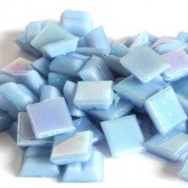 Glass tile, Nebula 10mm: Blue Pearl