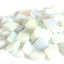 Glass tile, Nebula 10mm: White Diamond