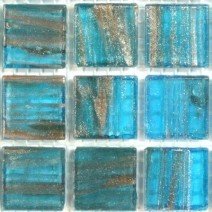 Glass tile, 20mm: Reef Jewel