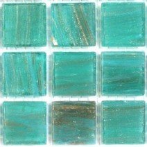 Glass tile, 20mm: Nile Gold