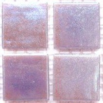 Glass tile, 20mm Nebula: Lilac Quartz