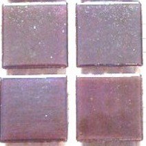 Glass tile, 20mm Nebula: Amethyst Pearl
