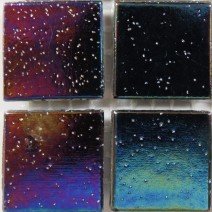 Glass tile, 20mm Nebula: Mussel