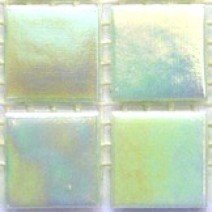 Glass tile, 20mm Nebula: Green Pearl Glass tile, 20mm Nebula: Green Pearl