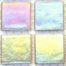 Glass tile, 20mm Nebula: Crystal Smoke