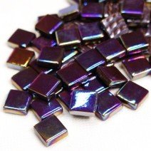 Glass tile, 12mm: Merbau Iridised