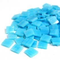 Stained Glass Squares: Azurite