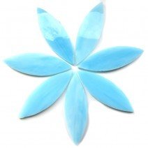 Stained Glass Petals: Azurite Large