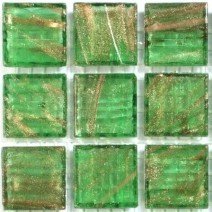 Glass tile, 20mm: Absinthe
