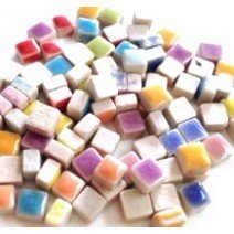 Ceramic squares: Candy, 5mm