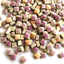 Ceramic squares: Blossom, 5mm