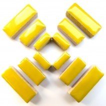Ceramic Rectangles: Citrus Yellow