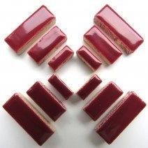 Ceramic Rectangles: Merlot