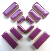 Ceramic Rectangles: Pretty Purple