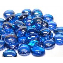 Glass Nuggets: Turquoise Diamond
