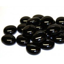 Glass Nuggets: Black Marble