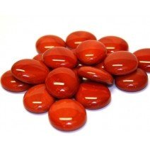 Glass Nuggets: Tomato Red Marble