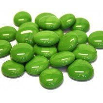 Glass Nuggets: Green Marble