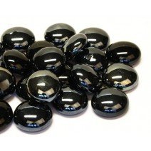 Glass Nuggets: Black Opalescent