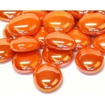 Glass Nuggets: Orange Opalescent