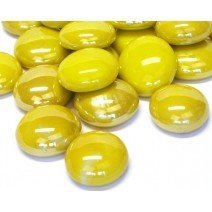 Glass Nuggets: Yellow Opalescent