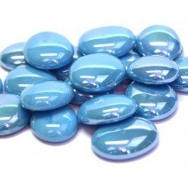 Glass Nuggets: Turquoise Opalescent
