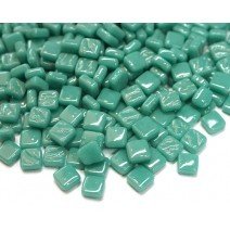 Glass tile, 8mm Standard: Teal