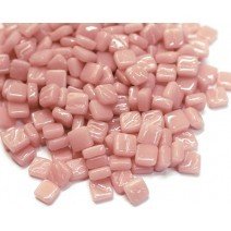 Glass tile, 8mm Standard: Rose Petal