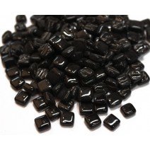 Glass tile, 8mm Standard: Black Opal