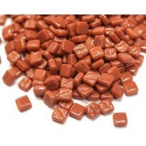 Glass tile, 8mm Standard: Chestnut