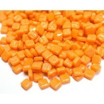 Glass tile, 8mm Standard: Orange Opal