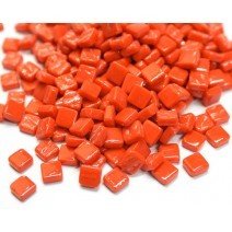 Glass tile, 8mm Standard: Bright Red Glass tile, 8mm Standard: Bright Red