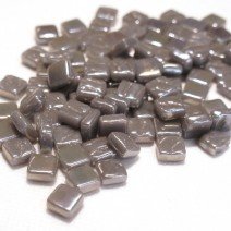 Glass tile, 8mm: Pearlised Deep Grey, 50g