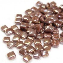 Glass tile, 8mm: Pearlised Spice