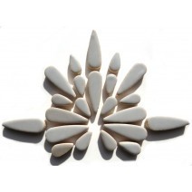 Ceramic Teardrops: Dove Grey