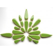 Ceramic Teardrops: Kiwi