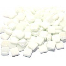 Glass tile 8mm: Pure white, Ottoman mixes, 100g Glass tile 8mm: Pure white, Ottoman mixes, 100g