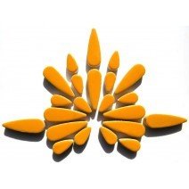 Ceramic Teardrops: Curry Ceramic Teardrops: Curry