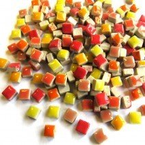 Ceramic squares: Spark, 5mm Ceramic squares: Spark, 5mm