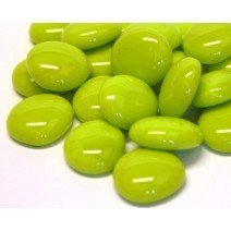 Glass Nuggets: Kiwi Marble Glass Nuggets: Kiwi Marble