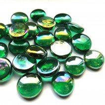 Glass Nuggets: Emerald Diamond Glass Nuggets: Emerald Diamond