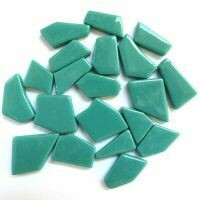 Glass Snippets: Mid Teal snippets Glass Snippets: Mid Teal snippets
