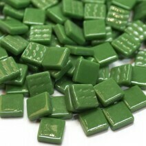 Glass tile, 12mm: Standard Pine Green Glass tile, 12mm: Standard Pine Green