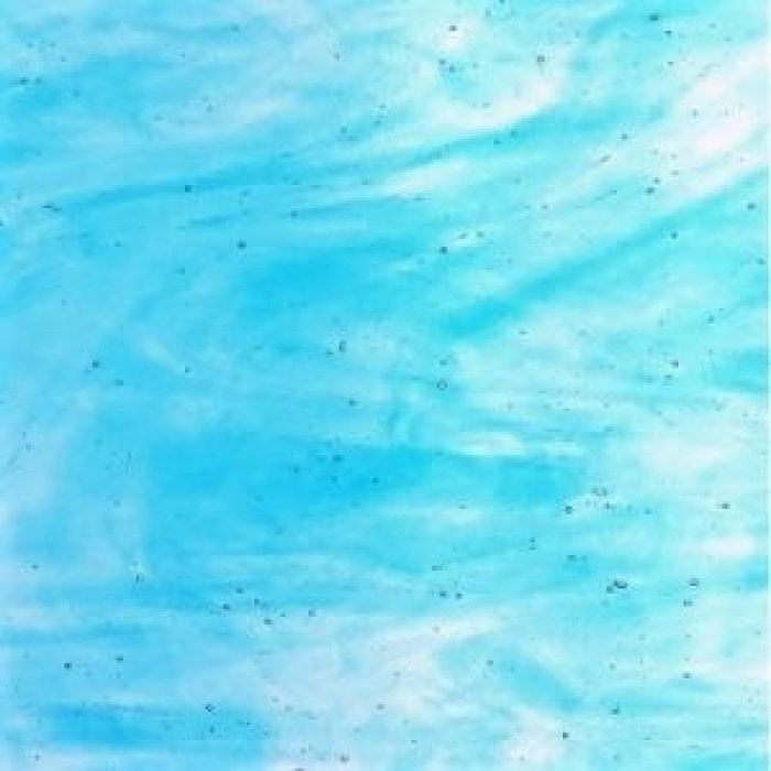 Glass: Wissmach 96 Aqua Wispy Trans Glass: Wissmach 96 Aqua Wispy Trans