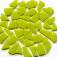 Glass Snippets: Yellow Green Glass Snippets: Yellow Green