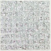 Glass tiles, Textured Mirror 10mm, silver Glass tiles, Textured Mirror 10mm, silver