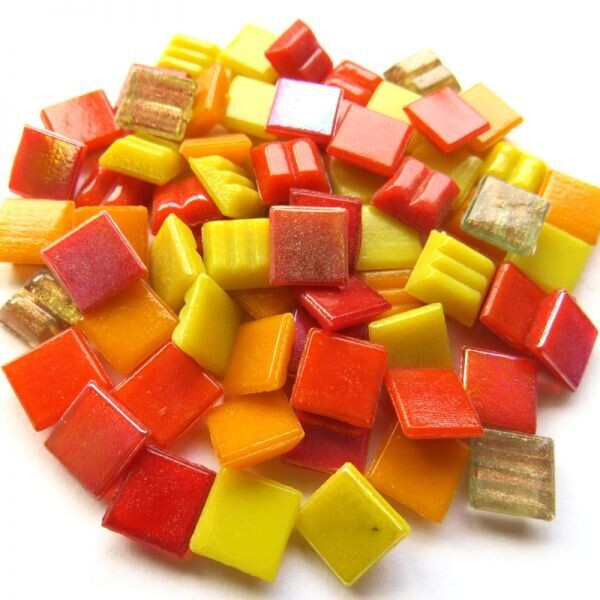 Glass tile mix: 10mm Endless Summer